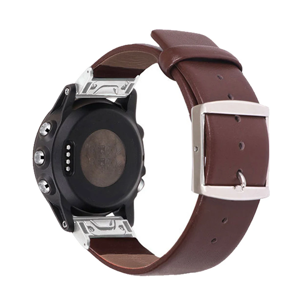 Ремешок для часов из натуральной кожи, быстросъемный ремешок для Garmin Fenix 5S 6S Plus 5 5X6 6X3 HR Forerunner 945 935 Quatix5, ремешок для часов
