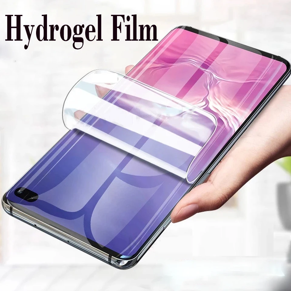 100Pcs Hydrogel Film Screen Protector For Samsung Galaxy S20 plus S21 Ultra S8 S9 S10 plus S10E Protective Soft Film Not Glass