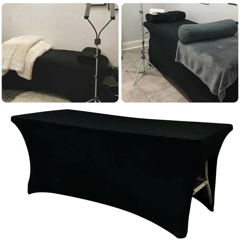 Color Stretch Beauty Bed Cover Elastic Band Fixed Anti-crease Portable Bed Sheets Salon Sofa Table Covers Makeup Tools