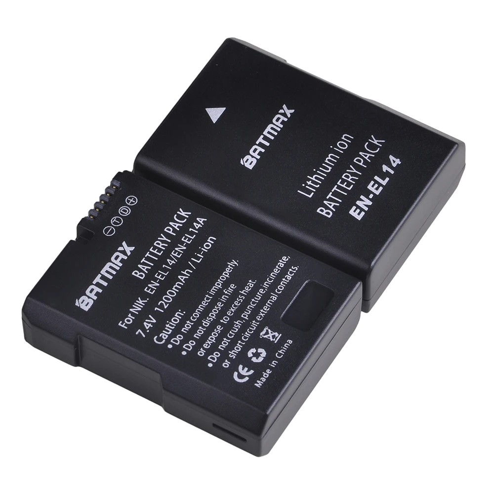 EN-EL14 EN-EL14a батарея+ lcd двойное зарядное устройство с портом type C для Nikon P7800, P7700, P7100, P7000, D5600, D5500, D5300, D5200, D5100, D3200