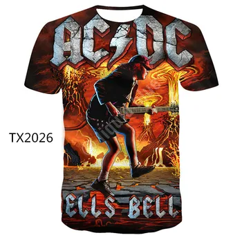 

New Style T shirt Funny Leisure Tshirt Tshirts Men AC DC 3D Printed Summer Brand T-shirt Men's fashion