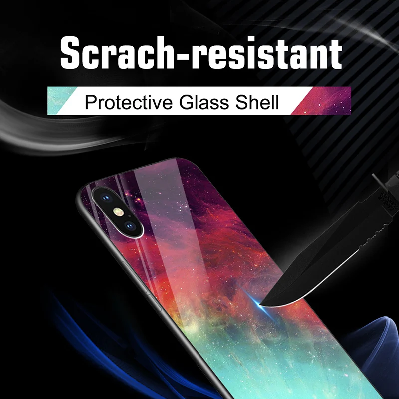 pouch mobile Tempered Glass Case For Huawei Y9A Cases Covers Luxury Fundas Huawei Mate 20 Lite 40 Pro Y7A P40 P30 Lite P Smart 2021 X Coques phone carrying case