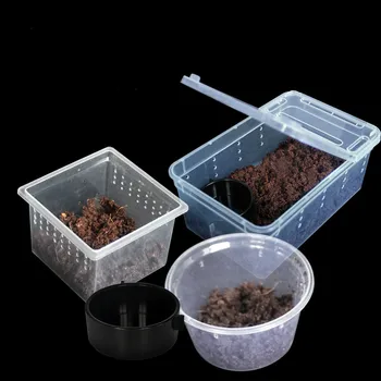 

1PCS Climbing Pet Reptile Breeding Box Terrarium Guard House Box Spider Frog Insect Box Turtle Anti-escape Breeding Box