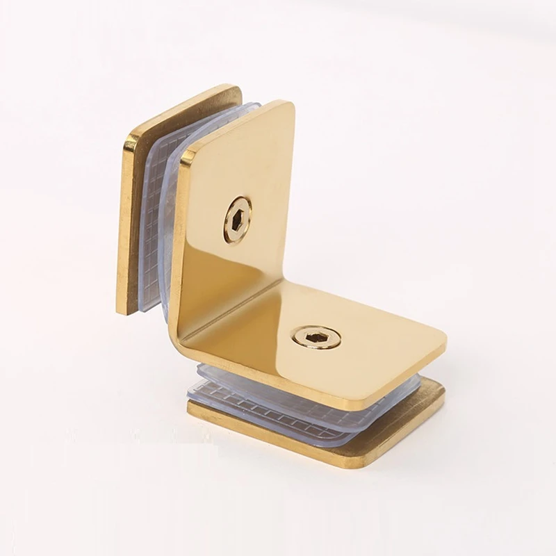 304 нержавеющая сталь золотое стекло для душевой дверной ручки петли для стеклянной двери зажим для двери аксессуары для ванной комнаты оборудование