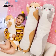 VOZRO/90 см; милая длинная плюшевая подушка для сна с котом; детская подушка на колено; Almofada Coussin Overwatch Cojines Decorativos; подушка для сиденья