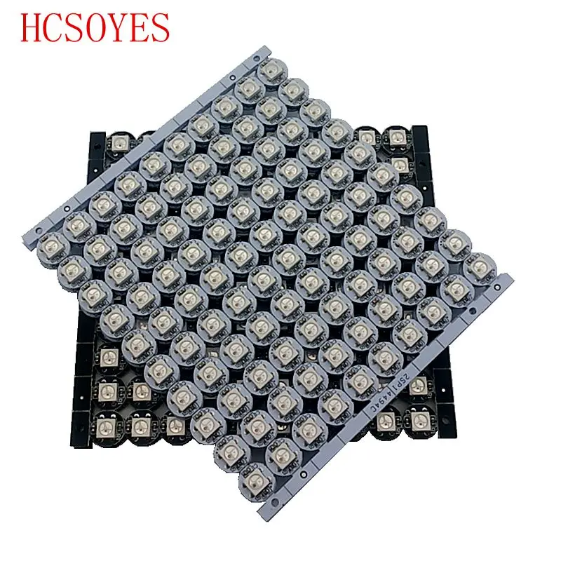 10/20 Вт, 30 Вт, 50 шт. WS2812B WS2811 IC RGB светодиодный радиатор чипа индивидуально адресуемых 5050 SMD светодиодный бусины& доска DC 5V