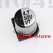 Оригинальный новый 4 7 50 в мкФ 4*5 мм ширина = Высота 5 SMD электролитический
