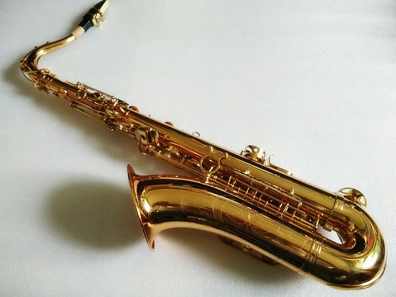 

Tenor Saxophone Bb model Sax golden tenor Saxopfone musical instruments Perfect packaging Gift way shipment and case