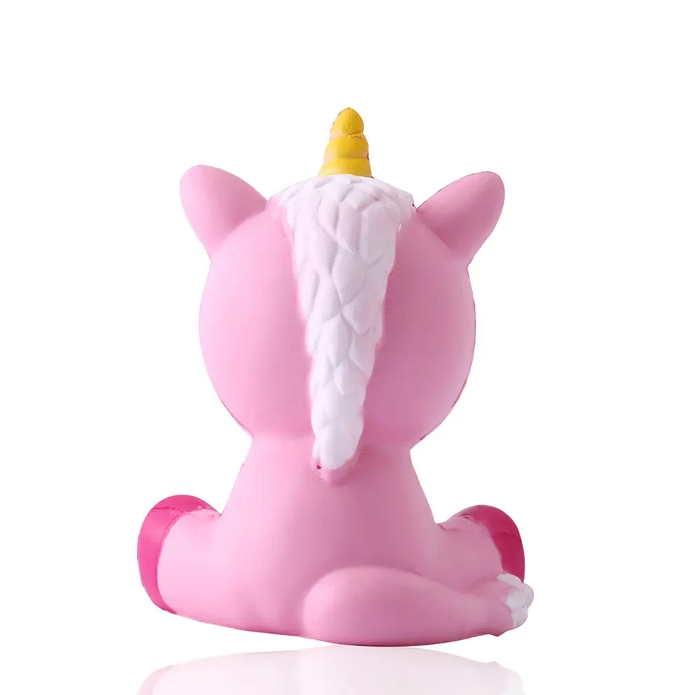 Забавные мягкие игрушки Smile Horse Unicorn Teeth squishies медленный рост мягкий сжимающий милый телефон ремешок с подвеской подарок игрушки для снятия стресса