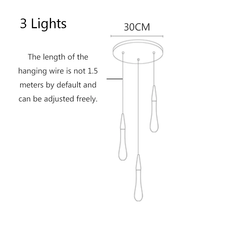 3 Lights Современный хрустальный люстра светильник ing Лофт кухонный лестничный светильник гостиничный зал интерьерный Декор Подвесная лампа вилла Роскошная Подвесная лампа - Цвет абажура: 3 Lights