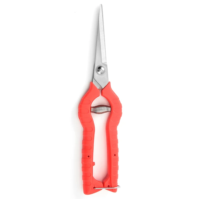 HDL Garden Tools Flowers Bonsai Scissors Stainless Steel Pruning Shears Can Be Used For Fruit Picking In The Orchard Straight blade 21CM
