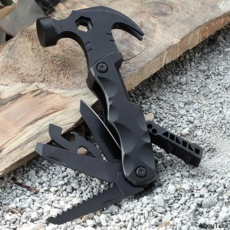 Tragbare Falten Hammer Außen Zange Camping Jagd Wandern Zange Multitool  Tasche Mini Multi Zange Überleben Werkzeug Zubehör - AliExpress