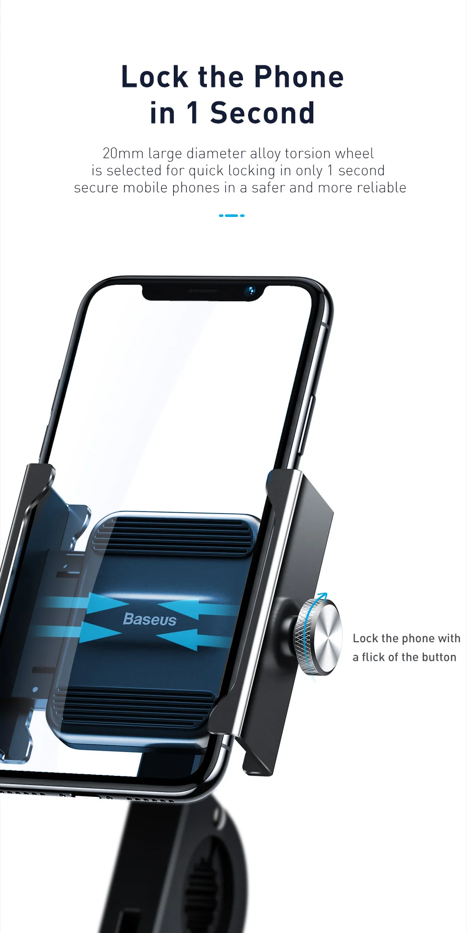 Держатель для мотоцикла Baseus, держатель для мобильных телефонов iPhone, samsung, руль для мотоцикла, держатель для телефона на велосипед, кронштейн, gps крепление, поддержка