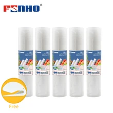 FUNHO вакуумные упаковочные пакеты для пищевых 5 рулонов вакуумный упаковщик пакеты для вакуумного упаковщика 12/15/20/25/28/30 см* 5 м saver вакуумный запечатывания пакетов