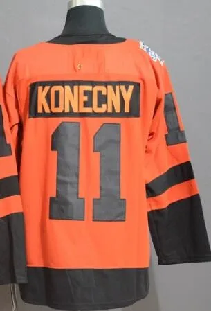 Сшитые мужские футболки Carter Hart Sean Couturier Ivan Provorov Клода Жиру Нолан Патрик Шейн Gostisbehere Трэвиса конечного - Цвет: Белый