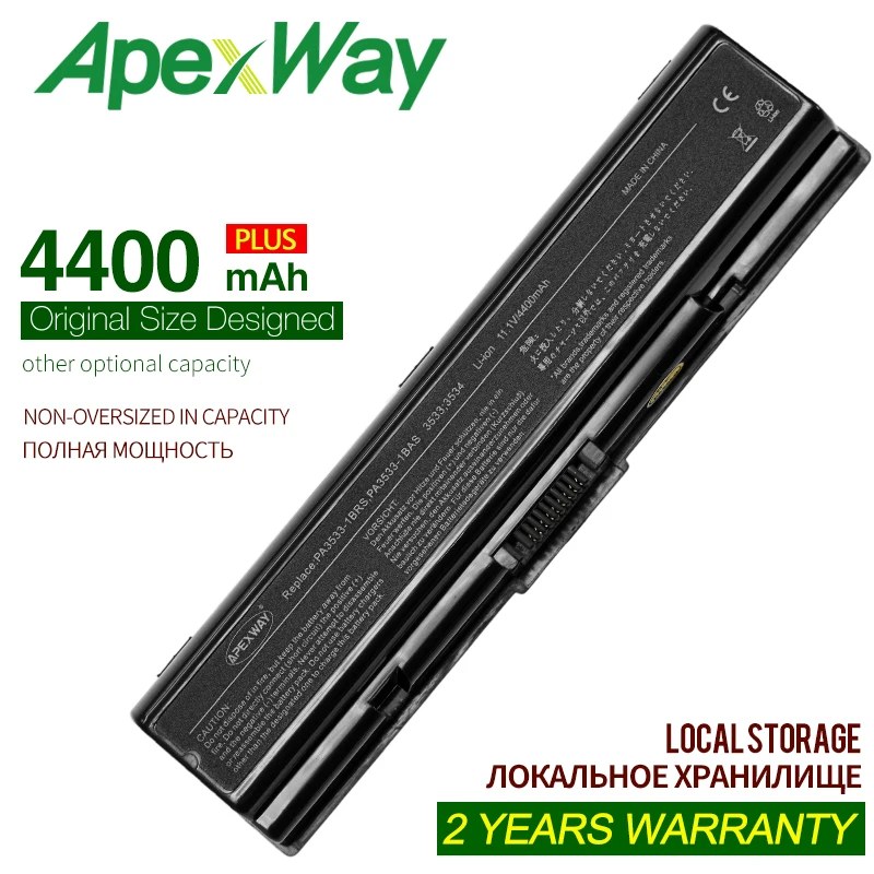 4400mah 11 1 v аккумулятор ноутбука для Toshiba PA3533U 1BAS PA3727U PA3535U 1BRS PABAS099|Аккумуляторы