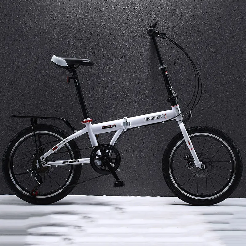 Top Folding Bike Adult Male and Female Students Variable Speed Ultra Light Portable Compact 16/18/20 inch Trunk Bicycle 1