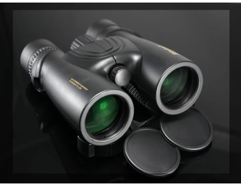 Бинокль высокой мощности 10x42 HD Высокое качество водонепроницаемый оптический стеклянный охотничий телескоп шпионское стекло высокая четкость для охоты кемпинга