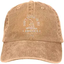 Джинсовая Шляпа протектора на мне свободы Бейсболка Спортивная Кепка Для Взрослых Дальнобойщик головной убор сетчатая Кепка