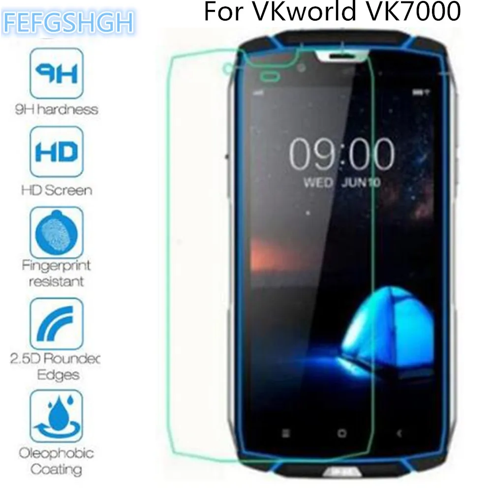 С уровнем твердости 9H 2.5D закаленное Стекло для VKworld VK7000 усовершенствованная от