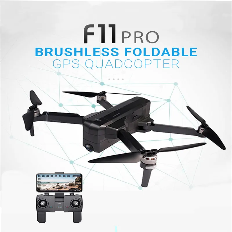 SJRC F11 PRO gps 5G Wifi 500m FPV с 2K широкоугольной камерой жеста фото бесщеточный складной Радиоуправляемый Дрон Квадрокоптер RTF