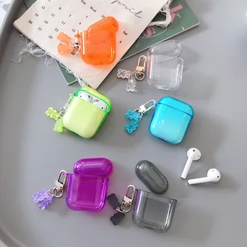 

Silicone cover for Airpods 2/1 earphone coque soft protector fundas airpods pro case Air pods covers earpods apple Airpod case