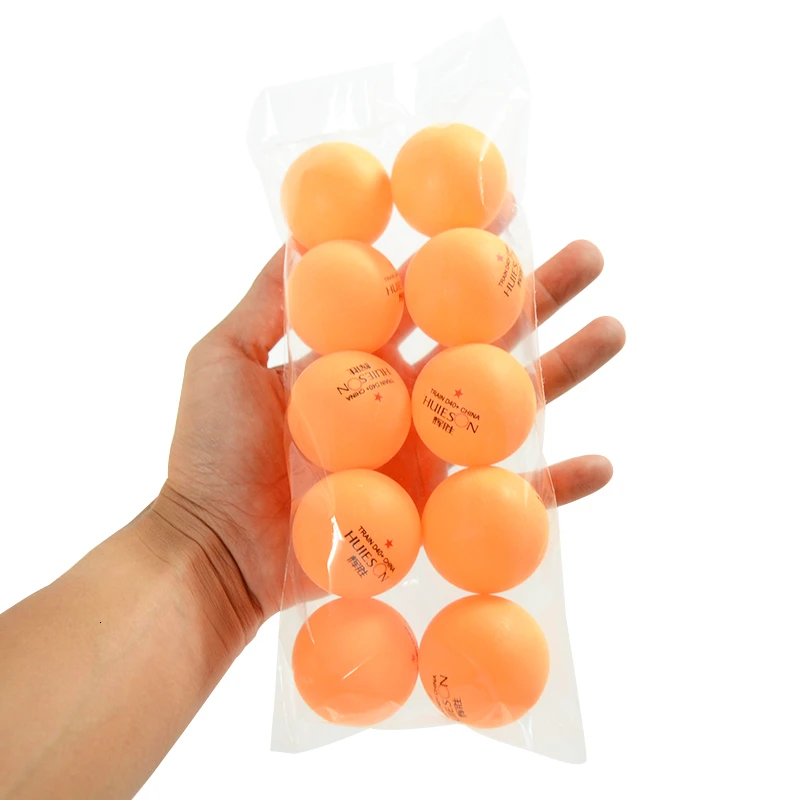 Huieson 10Pcs New Material Table Tennis Training Balls 40mm+ One Star ABS Plastic Ping Pong Balls for Teenagers Club Training (4)