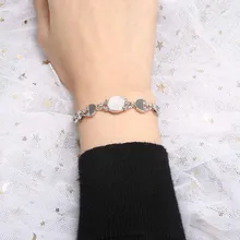 Shellhard, лунное затмение, лунная фаза, браслет-цепочка для женщин, сплав, серебряный цвет, браслет и браслеты, очаровательное богемное ювелирное изделие, подарок