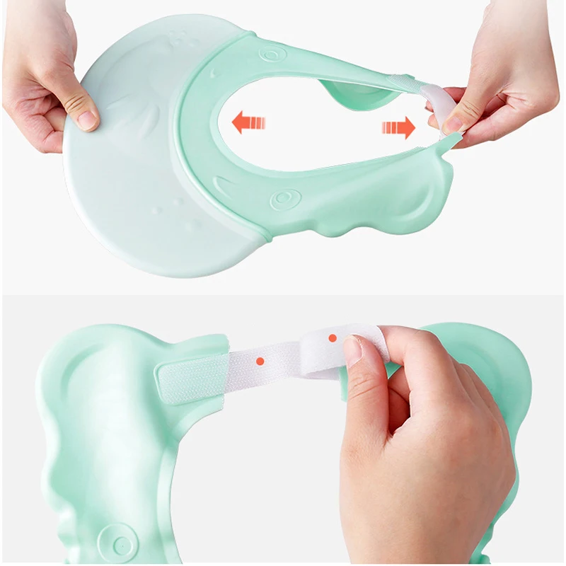 Children Waterproof Cap Safe Baby Shower Kids Bath Visor Hat Adjustable Protect Eyes Hair