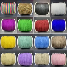 10 ярдов/партия 0,8 мм цветной нейлоновый шнур веревка китайский узел макраме шнур веревка для изготовления ювелирных изделий для браслета Шамбала
