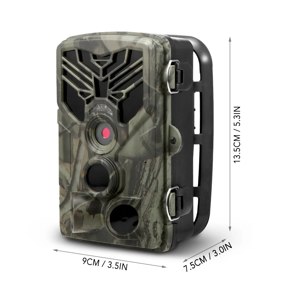 ИК-датчик, инфракрасное ночное видение 0,3 s, супер быстрый триггер, 16MP 1080 P, камера для охоты, игры, камера для разведения дикой природы