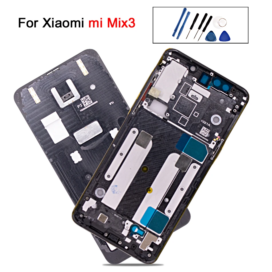 

For Xiaomi Mi Mix 3 Middle Frame LCD Supporting Plate Housing Frame Mi Mix3 Front Bezel Faceplate Bezel Repair Spare Parts