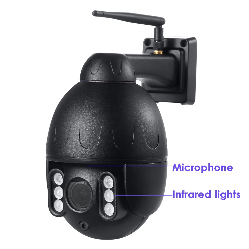 OwlCat HD 1080p Беспроводной IP Камера купольная PTZ открытый Водонепроницаемый IP66 H264