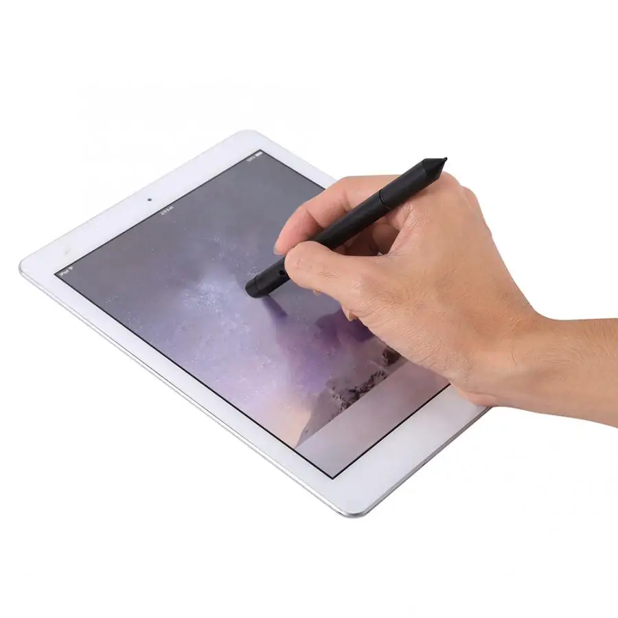 Стилус 2 в 1 тонкий наконечник сенсорный экран ручка емкостный для iPad iPhone смартфон сенсорный Стилус ручка