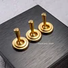 Light Luxury Black Stainless Steel Panel 1-4 Gang 2 Way Wall Light Switch Hotel Guest House Brass Lever Retro Toggle Switch ► Photo 3/6