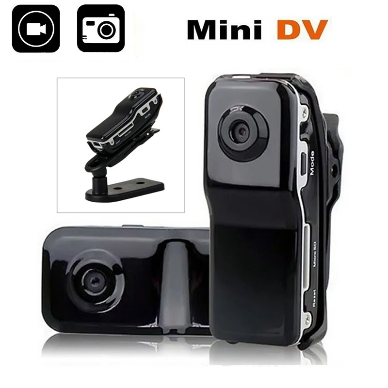Микро камера с держателями цифровой видео аудио рекордер для спорта DV DVR камера Открытый беспроводной пульт дистанционного управления мини видеокамера