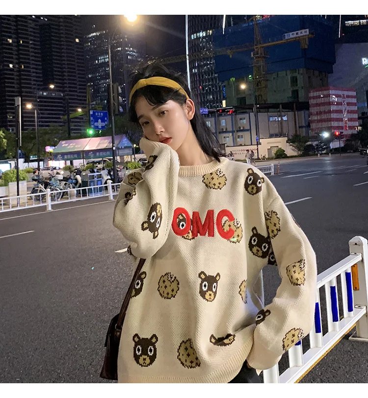 Oversized Sweater Ins Korean The Trend  Loose