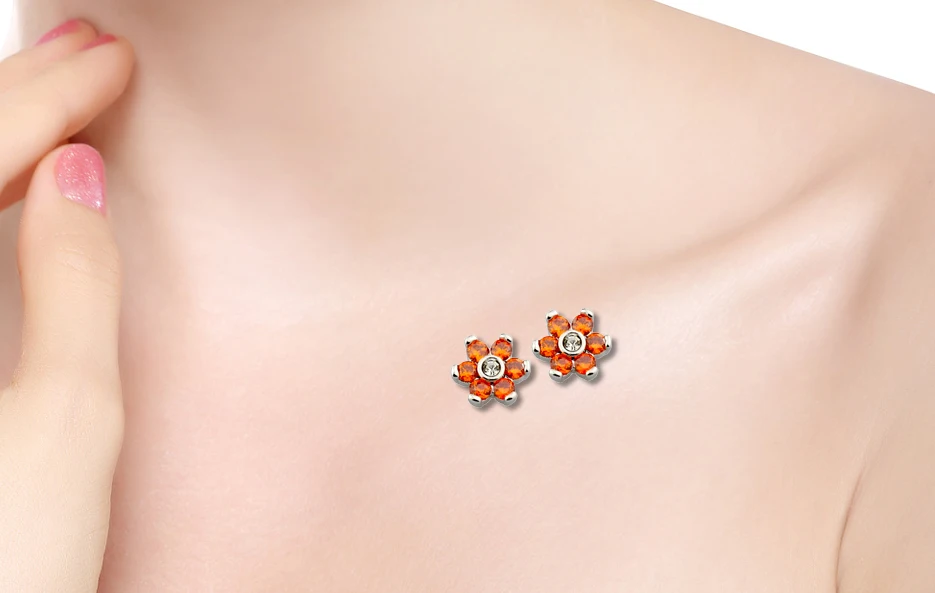 1PCS Stainless Steel Dermal Anchor Zircon Top Skin Implants Dermal Jewelry Sexy Surface Piercing Accessory 1.2MM/16G Screw