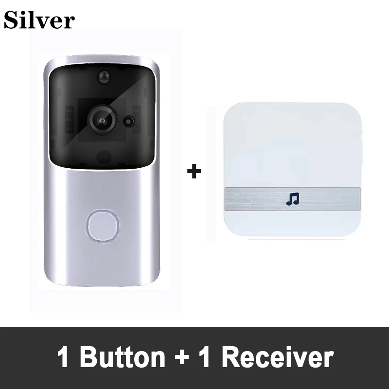 Video Doorbell WIFI Smart Home Remote Monitoring Door Bell Mobile Phone Voice Intercom Low Power Consumption Wireless 