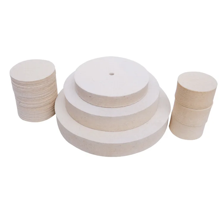 Прямые поставки полировка шерсть колеса высокой плотности шерсть полировальный круг шерсть колеса производители оптом