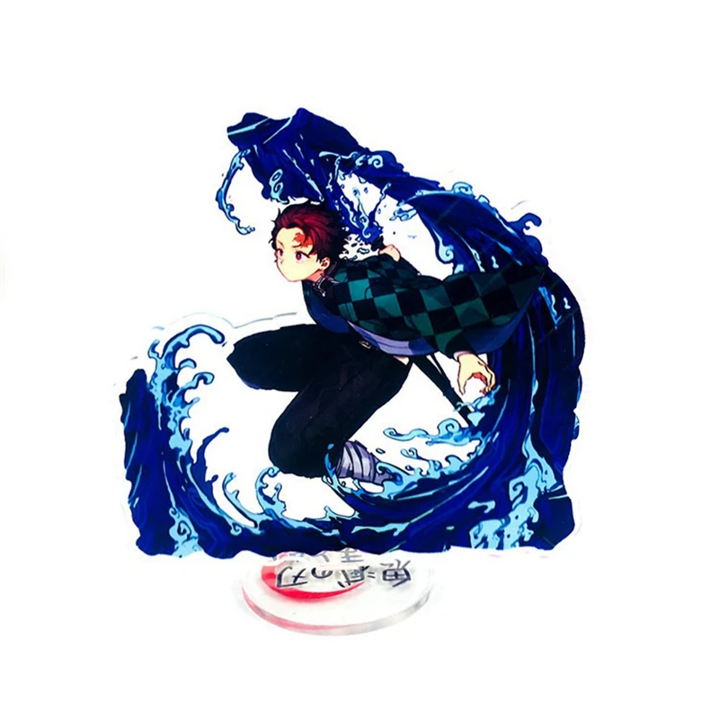 Аниме призрак лезвие персонаж Япония милый мультфильм ПВХ акрил аниме настольные украшения ученик Мальчики украшения подарок