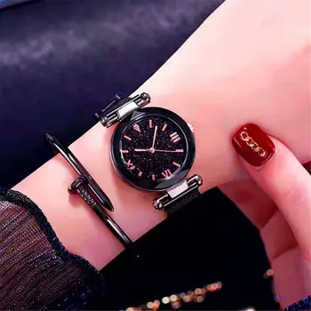 

Women Watches Magnetic Starry Sky Female Clock Luxury Quartz Wristwatch Fashion Ladies Wrist Watch relogio feminino Watch Women