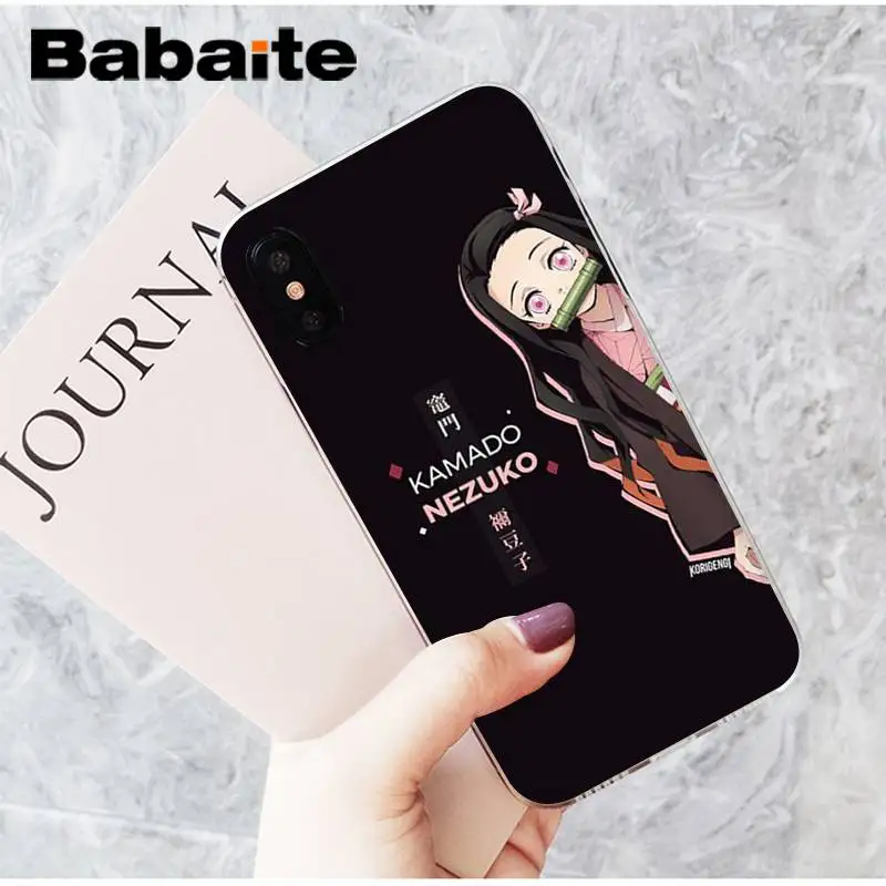 Babaite Kamado Nezuko Kimetsu No Yaiba мягкий черный чехол для телефона для iPhone 8 7 6 6S Plus X XS MAX 5 5S SE XR 11 11pro 11promax - Цвет: A9