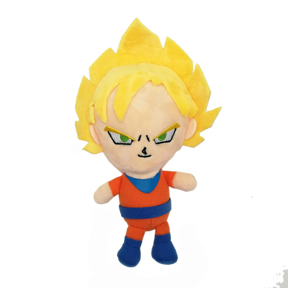 Новинка, 10 шт., 18 видов стилей, DRAGON BALL, Goku, Kakarotto, Majin Buu, плавки, Piccolo, Vegeta, 7-9,5 дюймов, 18-24 см, плюшевая кукольная подвеска - Цвет: G goku 18cm