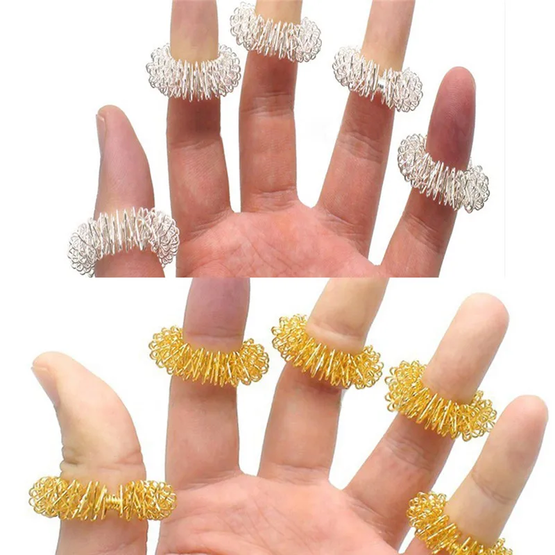 Finger Massage Ring 5Pcs finger massage ring