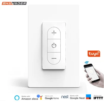 

WiFi Smart Light Dimmer Wall Switch Tuya APP Remote Wireless Voice Control Electric Swithes work with Alexa Google Home IFTTT