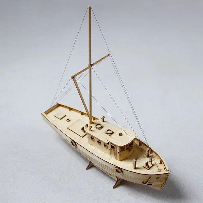 Сборная модель корабля Diy наборы деревянная парусная лодка 1:50 Масштаб украшение игрушка подарок
