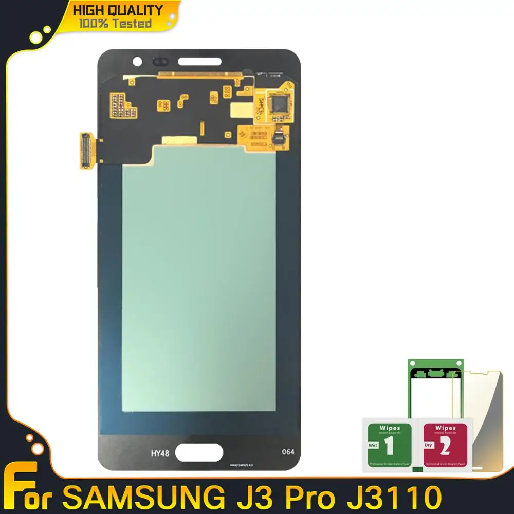 ЖК-дисплей Super AMOLED для Samsung Galaxy J3P J3110 J3 pro J3119 с сенсорным экраном и дигитайзером в