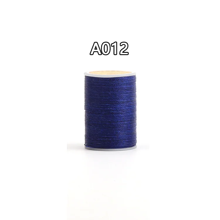 A012 25 Цвет 0,45/0,55/0,65 мм Изделия из кожи DIY ручная швейная восковых нитей кожа волокнистая Многожильная и шнуровки с плетением и круглыми восковых нитей кожаная фурнитура - Цвет: A012