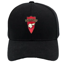 Хлопковая бейсболка с логотипом Pontiac, эластичная регулируемая бейсболка